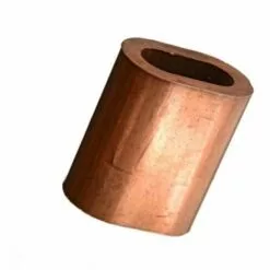 CHAUBEYRE Manchon Cuivre Pour Câble Inox Ø 1,5mm Sachet De 10 Pièces