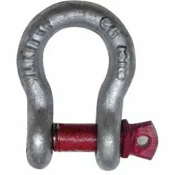 CHAUBEYRE Manille Lyre De Levage Acier Galvanisé Axe Rouge Axe 16 Mm