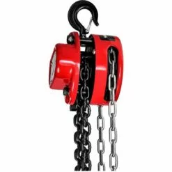 STEINBERG Treuil Palan Manuel À Chaîne De Levage En Acier Linguet G80 Hauteur 3M 1000 Kg - Rouge -Treuil, cric, palan et accessoires Soldes Boutique 24987462 3