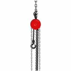 STEINBERG Treuil Palan Manuel À Chaîne De Levage En Acier Linguet G80 Hauteur 3M 1000 Kg - Rouge -Treuil, cric, palan et accessoires Soldes Boutique 24987462 4