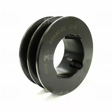 LECHEVALIER Poulie 2 Gorges Diamètre 125 Mm Arbre ø38 Mm 1 LECHEVALIER Poulie 2 Gorges Diamètre 125 Mm Arbre ø38 Mm