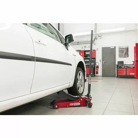 KSTOOLS Cric Hydraulique Extra-bas SLIMpower Aluminium/Acier 2 T 4 KSTOOLS Cric Hydraulique Extra-bas SLIMpower Aluminium/Acier 2 T – Image 4