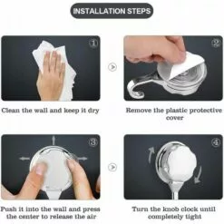 BETTERLIFE 3 Crochets, Crochet Porte-serviettes, Serviette De Bain Mural Et Crochet De Cuisine -Treuil, cric, palan et accessoires Soldes Boutique 27168419 3