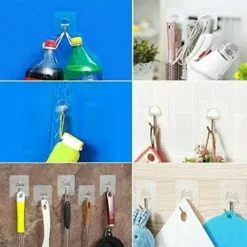 BETTERLIFE Crochet En Viscose, Pas De Perçage, Velcro Transparent, Crochet De Cuisine, Crochet à Vêtements, Crochet En Plastique, étanche, Détachable - Convient à La Cuisine, à La Salle De Bain (maximum 5 Kg, 6 Pièces) 9 BETTERLIFE Crochet En Viscose, Pas De Perçage, Velcro Transparent, Crochet De Cuisine, Crochet à Vêtements, Crochet En Plastique, étanche, Détachable - Convient à La Cuisine, à La Salle De Bain (maximum 5 Kg, 6 Pièces) -Treuil, cric, palan et accessoires Soldes Boutique 27228473 5