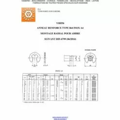 VIS EXPRESS Anneau Arret Inox A4 Pour Arbre Diametre 3 A 4 | Conditionnement: 200 Pieces -Treuil, cric, palan et accessoires Soldes Boutique 28018613 2