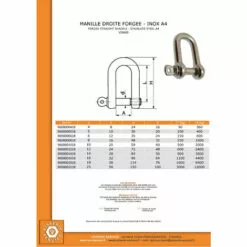VIS EXPRESS Manille Droite Forgee Inox A4 Diametre 5 | Conditionnement: 20 Pieces -Treuil, cric, palan et accessoires Soldes Boutique 28034152 3