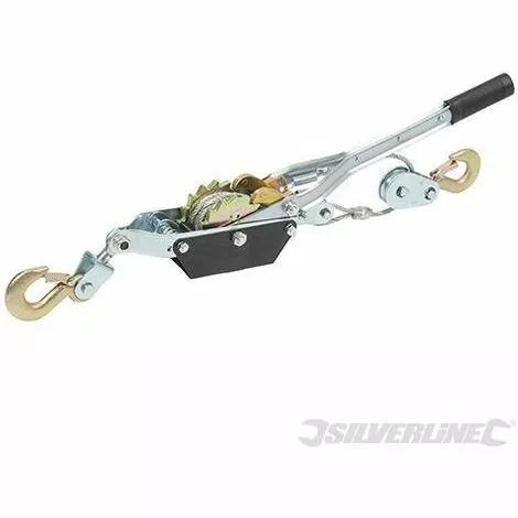 SILVERLINE Palan-tendeur De Traction Usage Intensif, 2 000 kg / Câble De 3 M, 2000 Kg- Câble De 3 M 1 SILVERLINE Palan-tendeur De Traction Usage Intensif, 2 000 kg / Câble De 3 M, 2000 Kg- Câble De 3 M
