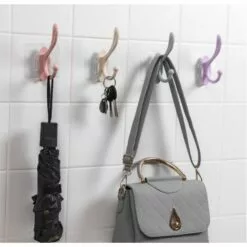 BETTERLIFE Crochet Adhésif Solide Pour Salle De Bain, Crochet à Vêtements, Crochet à Serviette De Salle De Bain, Autocollant Adhésif Perforé Sans Mur, Crochet Mural Derrière La Porte -Treuil, cric, palan et accessoires Soldes Boutique 28905117 3