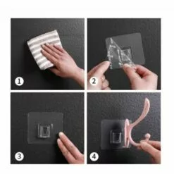 BETTERLIFE Crochet Adhésif Solide Pour Salle De Bain, Crochet à Vêtements, Crochet à Serviette De Salle De Bain, Autocollant Adhésif Perforé Sans Mur, Crochet Mural Derrière La Porte -Treuil, cric, palan et accessoires Soldes Boutique 28905117 5