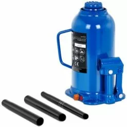 MSW Cric Bouteille Hydraulique 20 Tonnes Levage 150 Mm Réparations Voiture Camion - Argent