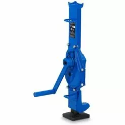 MSW Cric à Fût Montant Cric à Crémaillère Manivelle Forestier Levage 1,5 T 1500 Kg - Blanc