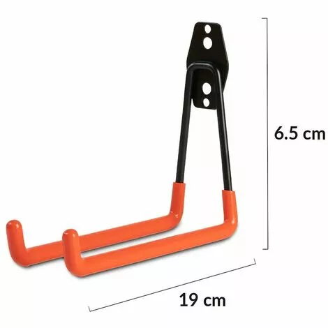 EURO VANADIUM Crochets Muraux De Garage Pour Outils - X10 3 EURO VANADIUM Crochets Muraux De Garage Pour Outils - X10 – Image 3