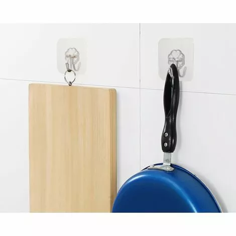 BETTERLIFE Crochet Autocollants Crochets Collants Forts Crochets à Vêtements Crochets à Vêtements Derrière La Porte Poinçonnage Gratuit Crochets De Salle De Bain De Cuisine 20 Pcs Sky Silver 1481 4 BETTERLIFE Crochet Autocollants Crochets Collants Forts Crochets à Vêtements Crochets à Vêtements Derrière La Porte Poinçonnage Gratuit Crochets De Salle De Bain De Cuisine 20 Pcs Sky Silver 1481 – Image 4