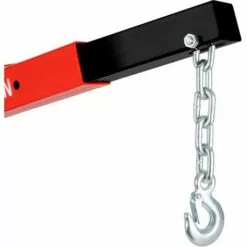 EBERTH Grue D’atelier Chèvre De Levage Dune Puissance Maximale De 2000kg, Grue Hydraulique Pour Latelier Avec Flèche De Grue Réglable En 4 Positions 1050-1590mm, Pliable, 6 Roues Pivotantes -Treuil, cric, palan et accessoires Soldes Boutique 2987396 4