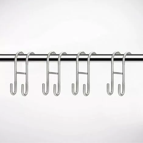 DEVENIRRICHE 2PCS Crochets De Douche En Acier Inoxydable Crochets De Salle De Bain Avec Protection En Silicone Pour Paroi De Douche En Verre Douche Murale Crochet à Serviettes 5 DEVENIRRICHE 2PCS Crochets De Douche En Acier Inoxydable Crochets De Salle De Bain Avec Protection En Silicone Pour Paroi De Douche En Verre Douche Murale Crochet à Serviettes – Image 5