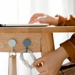 BETTERLIFE Petit Crochet Tenture Murale Clé En Viscose Forte, Poinçonnage Gratuit, Aucune Trace, Petit Crochet Mignon En Viscose Forte (un Ensemble De Dix Noir + Blanc -Treuil, cric, palan et accessoires Soldes Boutique 30274680 4