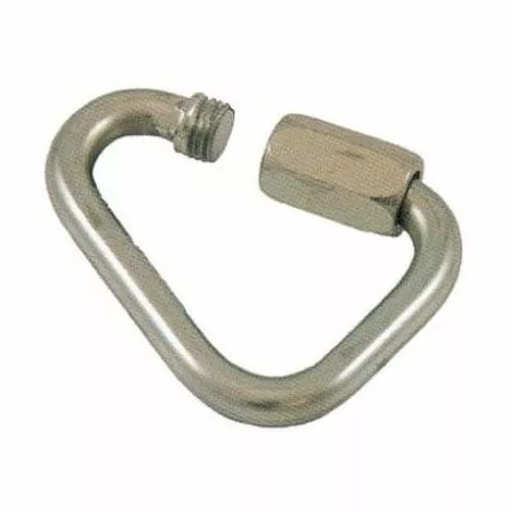 WEBSILOR Maillon Rapide Delta Zingué - Diamètre : 4mm 1 WEBSILOR Maillon Rapide Delta Zingué - Diamètre : 4mm