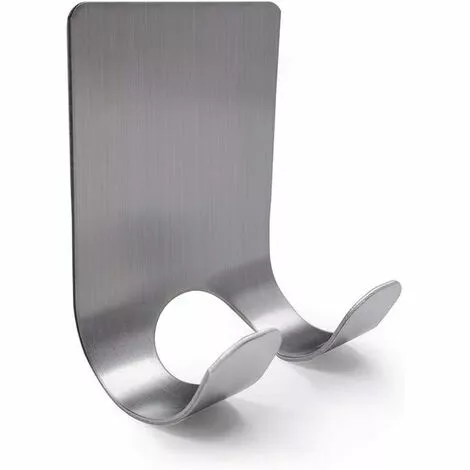 DEVENIRRICHE 4pcs Crochets Adhésifs Muraux En Acier Inoxydable, Pour Accrocher Les Clés, Robe, Manteau, Serviette, Coller Les Crochets Sur L'Armoires/Portes/Cuisine 3 DEVENIRRICHE 4pcs Crochets Adhésifs Muraux En Acier Inoxydable, Pour Accrocher Les Clés, Robe, Manteau, Serviette, Coller Les Crochets Sur L'Armoires/Portes/Cuisine – Image 3