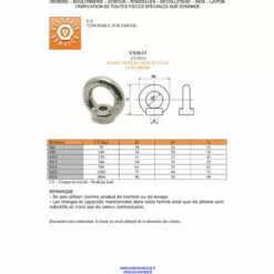 VIS EXPRESS ECROU A ANNEAU M20 INOX A2 | Conditionnement: 5 Pieces -Treuil, cric, palan et accessoires Soldes Boutique 31845370 3