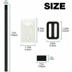 BETTERLIFE Set De 8 Sangles De Maintien | Sangles Et Clips De Fixation Pour Les Enrouleurs | Accessoires De Rechange Pour Système D'enrouleurs Mobiles, Bâches Et Couvertures De Piscine -Treuil, cric, palan et accessoires Soldes Boutique 32685527 5