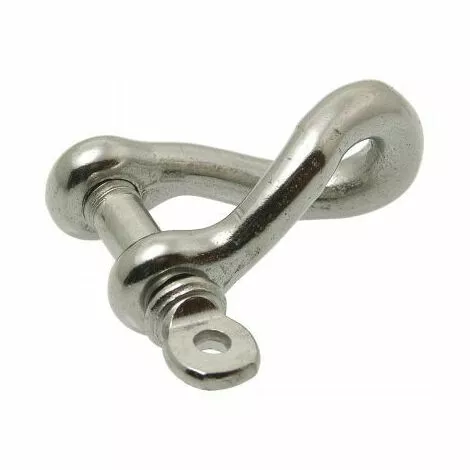 VIS EXPRESS Manille TORSE Forgee Inox A4 Diametre 10 | Conditionnement: 20 Pieces 1 VIS EXPRESS Manille TORSE Forgee Inox A4 Diametre 10 | Conditionnement: 20 Pieces