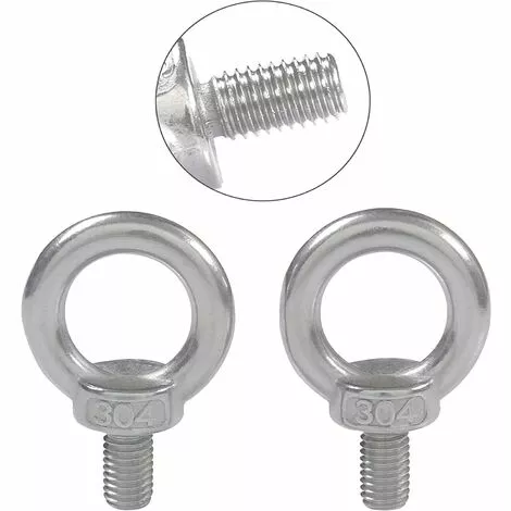 AIDUCHO M3X9 304 En Acier Inoxydable Filetage Mâle Anneau De Levage À Oeil Boulon À Oeil Boulon À Oeil Vis Machines Épaule 10 PCS 5 AIDUCHO M3X9 304 En Acier Inoxydable Filetage Mâle Anneau De Levage À Oeil Boulon À Oeil Boulon À Oeil Vis Machines Épaule 10 PCS – Image 5