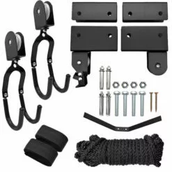 ASUPERMALL Ascenseur De Kayak Avec Systeme De Poulie Suspendue, Support De Kayak, Support De Plafond De Garage