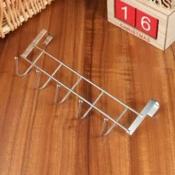 DEVENIRRICHE Crochet De Porte En Acier Inoxydable Crochet De Porte Manteau Crochet Cintre Avec 5 Crochets -Treuil, cric, palan et accessoires Soldes Boutique 33633103 3