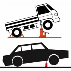 EURO VANADIUM Cric Hydraulique Bouteille 12 Tonnes -Treuil, cric, palan et accessoires Soldes Boutique 3366442 3