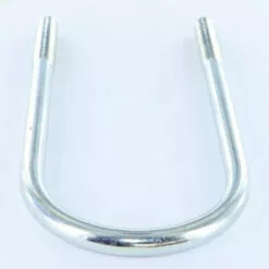 VIS EXPRESS ETRIER FOND ROND 300X150X300 M16/100/100 ACIER ZING BLANC | Conditionnement: 10 Pieces