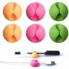 ABCRITAL Organisateur De Clips De Câble Pour La Couleur Du Bureau, Clips De Bureau, Adhésif Pour Support De Câble, Support De Cordon Pour Table, Voiture, Ordinateur, Câble De Charge, Câble Usb, Souris, Casque, Bureau, Armoire