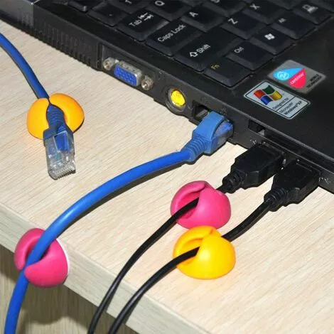 ABCRITAL Organisateur De Clips De Câble Pour La Couleur Du Bureau, Clips De Bureau, Adhésif Pour Support De Câble, Support De Cordon Pour Table, Voiture, Ordinateur, Câble De Charge, Câble Usb, Souris, Casque, Bureau, Armoire 3 ABCRITAL Organisateur De Clips De Câble Pour La Couleur Du Bureau, Clips De Bureau, Adhésif Pour Support De Câble, Support De Cordon Pour Table, Voiture, Ordinateur, Câble De Charge, Câble Usb, Souris, Casque, Bureau, Armoire – Image 3