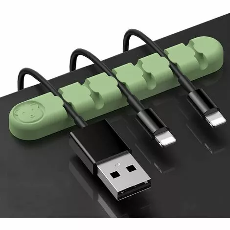 THSINDE Rouge, Lot De 2 Clips De Gestion De Câble Pour Organisateur De Cordon D'alimentation Pour Cordon D'alimentation USB Fil De Câble De Souris PC Table De Chevet Bureau à Domicile 2 THSINDE Rouge, Lot De 2 Clips De Gestion De Câble Pour Organisateur De Cordon D'alimentation Pour Cordon D'alimentation USB Fil De Câble De Souris PC Table De Chevet Bureau à Domicile – Image 2