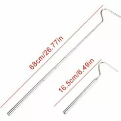 BRIDAY Crochet De Capture De Serpent En Acier Inoxydable Télescopique Extensible Attrape-Serpent Crochet De Capture De Reptiles Pour Capture De Reptiles Contrôle Des Animaux En Mouvement Samll 8 BRIDAY Crochet De Capture De Serpent En Acier Inoxydable Télescopique Extensible Attrape-Serpent Crochet De Capture De Reptiles Pour Capture De Reptiles Contrôle Des Animaux En Mouvement Samll -Treuil, cric, palan et accessoires Soldes Boutique 35009586 4