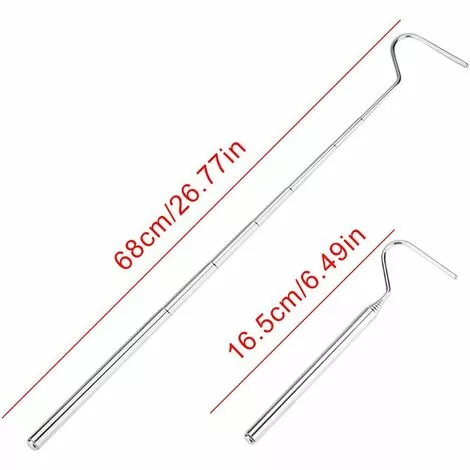 BRIDAY Crochet De Capture De Serpent En Acier Inoxydable Télescopique Extensible Attrape-Serpent Crochet De Capture De Reptiles Pour Capture De Reptiles Contrôle Des Animaux En Mouvement Samll 4 BRIDAY Crochet De Capture De Serpent En Acier Inoxydable Télescopique Extensible Attrape-Serpent Crochet De Capture De Reptiles Pour Capture De Reptiles Contrôle Des Animaux En Mouvement Samll – Image 4