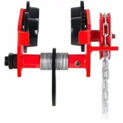 STEINBERG Chariot Porte-Palan Direction Par Poussée CMU 1000kg Larg. 65-110mm Avec Chaine - Argent, Vert Foncé 6 STEINBERG Chariot Porte-Palan Direction Par Poussée CMU 1000kg Larg. 65-110mm Avec Chaine - Argent, Vert Foncé -Treuil, cric, palan et accessoires Soldes Boutique 35636473 3