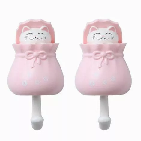 Betterlife Crochet Solide Supportant Crochet Collant Porte Suspendue Porte Poinçonnage Gratuit Crochet Collant Cuisine Salle De Bain Créatif Mignon Chat Crochet Rose 1 Betterlife Crochet Solide Supportant Crochet Collant Porte Suspendue Porte Poinçonnage Gratuit Crochet Collant Cuisine Salle De Bain Créatif Mignon Chat Crochet Rose