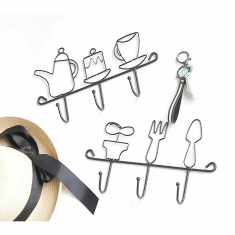 Betterlife Magasin De Vêtements Créatifs Crochet De Manteau Décoratif En Métal 5 Betterlife Magasin De Vêtements Créatifs Crochet De Manteau Décoratif En Métal – Image 5