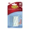COMMAND™ COMMAND Lot De 16 Languettes Adhésives Enlevables COMMAND, Transparent