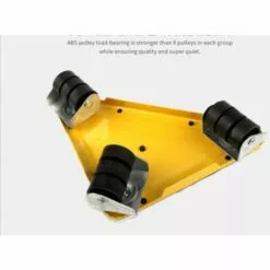 THSINDE Lève-Meubles Robuste, Kit De Déplacement De Meubles, Système De Déplacement De Meubles Avec Roues, Peut Pivoter À 360 Degrés, 1 Tige De Levage Et 4 Roulettes De Déplacement -Treuil, cric, palan et accessoires Soldes Boutique 36055480 5