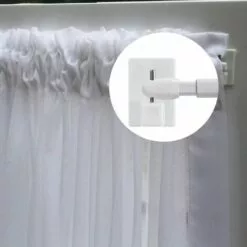 BETTERLIFE 20 Pcs Rideaux Crochets Adhésifs Pour Tringle Rideau Crochet Autocollant Accroche Rideau Sans Percage Pour Rideau Canne De Cuisine De Chambre De Salle De Bain De Balcon -Treuil, cric, palan et accessoires Soldes Boutique 36144217 3