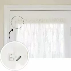 BETTERLIFE 20 Pcs Rideaux Crochets Adhésifs Pour Tringle Rideau Crochet Autocollant Accroche Rideau Sans Percage Pour Rideau Canne De Cuisine De Chambre De Salle De Bain De Balcon -Treuil, cric, palan et accessoires Soldes Boutique 36144217 4