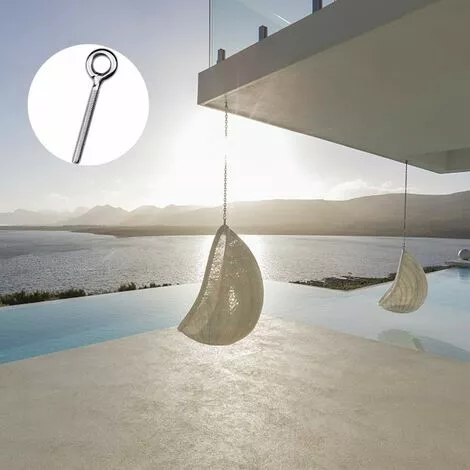 BETTERLIFE Lot De 10 M4 Vis à Oeil Boulons à Anneau Soudés Anneaux à Vis Crochet à Oeil Boulon Pour Balançoire Machine Extérieure 5 BETTERLIFE Lot De 10 M4 Vis à Oeil Boulons à Anneau Soudés Anneaux à Vis Crochet à Oeil Boulon Pour Balançoire Machine Extérieure – Image 5