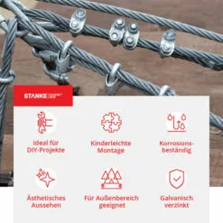 Seilwerk STANKE 15x Serre-Câble Plat Selle Unique Zingué Taille 3 Connecteur Galvanisé Pour Câble D’Acier 3 Mm -Treuil, cric, palan et accessoires Soldes Boutique 36364836 3