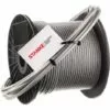 Seilwerk STANKE 100 M Câble En Acier Inoxydable En PVC 4 Mm 7x7 Cordage En Acier Inoxydable INOX V4A A4