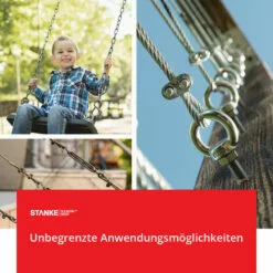 Seilwerk STANKE 5x Serre-Câble Ovale Zingué Taille 2 Connecteur Galvanisé Pour Câble D’Acier 2 Mm Aluminium Silumin -Treuil, cric, palan et accessoires Soldes Boutique 36368218 4