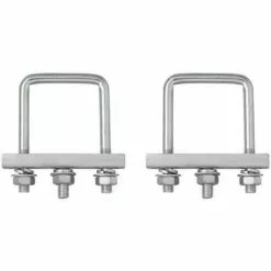 KSX Etrier De Fixation En U Carré 60mm Pour Collier Roue Jockey Lot De 2 Pièces -Treuil, cric, palan et accessoires Soldes Boutique 36409835 4