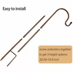 TRIOMPHE Crochets De Berger, Berger Crochet - Pour Mariage, Pots à Fleurs, Lanterne, Mangeoire à Oiseaux Marque : Dipamkar -Treuil, cric, palan et accessoires Soldes Boutique 36515875 5