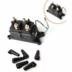 THSINDE Relais De Solénoïde Treuil Pour Treuil Électrique 12 V Heavy Duty Upgrade Equiv 250 A Amp Pour ATV UTV