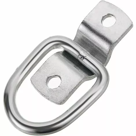 BEARSU Crochets D'ancrage D'arrimage à Montage En Surface, Anneaux En D En Acier Robuste 1/4 Et Plaque Anneau D'arrimage Forgé à Montage En Surface Crochets D'ancrage De Remorque D'une Capacité De 1200 Lb (Ensemble De 12 Pièces) 4 BEARSU Crochets D'ancrage D'arrimage à Montage En Surface, Anneaux En D En Acier Robuste 1/4 Et Plaque Anneau D'arrimage Forgé à Montage En Surface Crochets D'ancrage De Remorque D'une Capacité De 1200 Lb (Ensemble De 12 Pièces) – Image 4